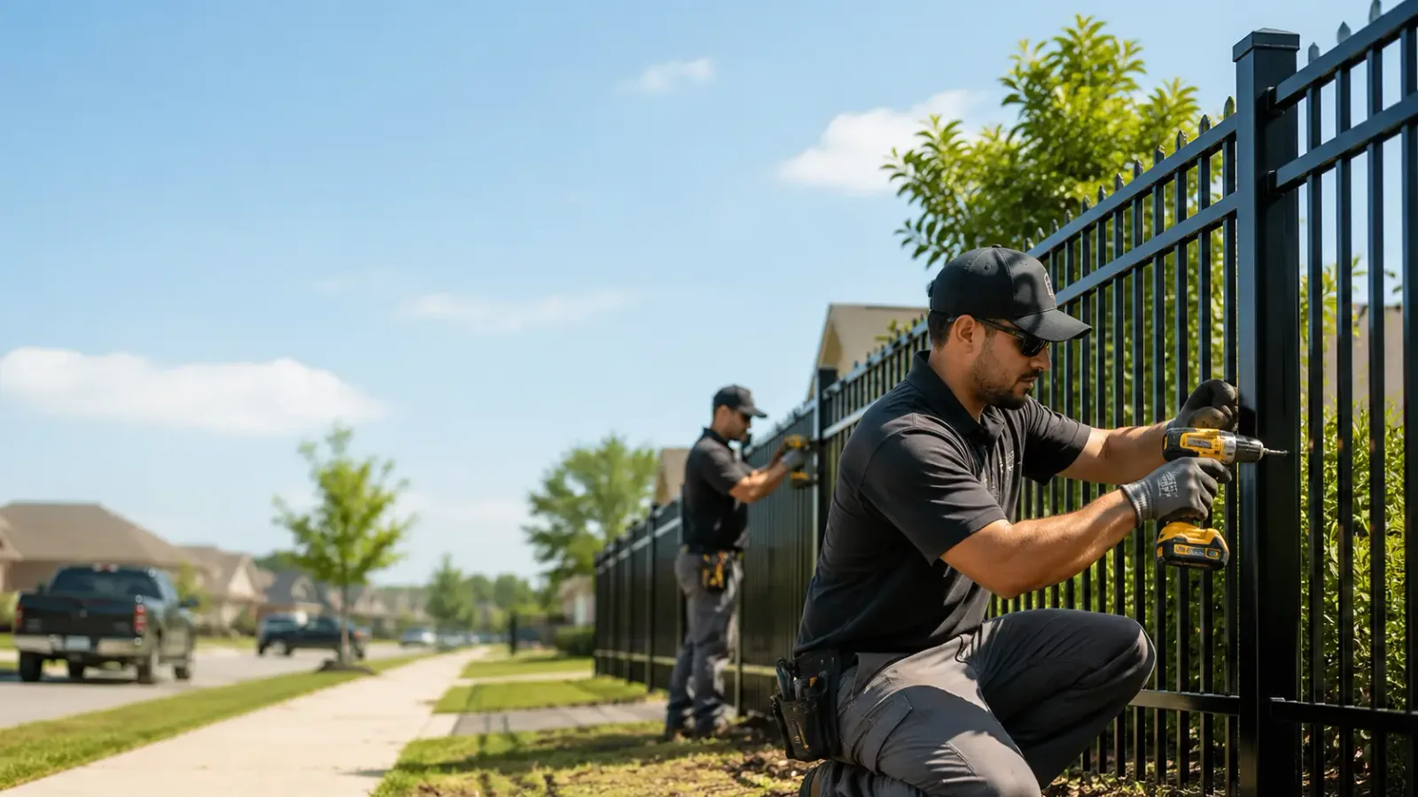 Metal Fence Installation in Fowlerton, TX